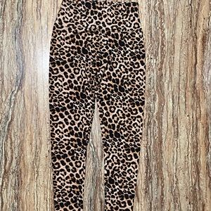 Leopard Print Yoga Leggings Women’s Medium Active Athleisure Workout Loungewear
